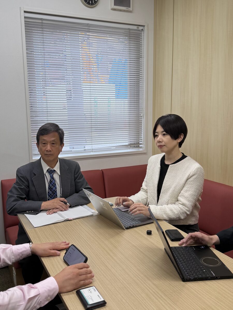 株式会社ラテル インタビューの様子